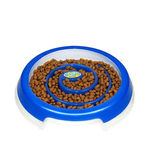 Comedouro Lento para Cães Pets Slow Food Azul - Truqys Pet