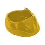 Comedouro Plastico Cara do Gato Furacaopet 200 Ml (amarelo)