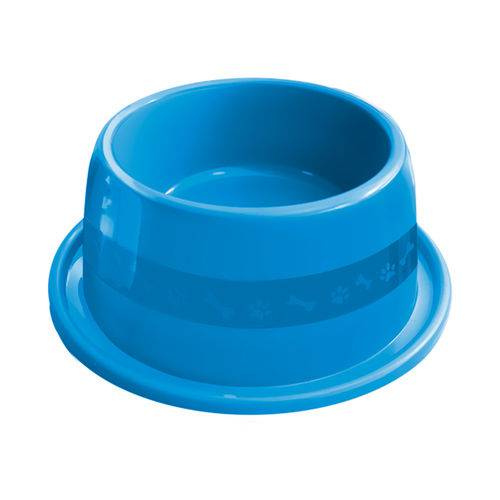 Comedouro Plástico Furacão Pet Antiformiga N°3 1000ml - Azul