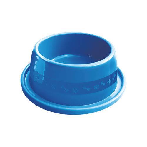 Comedouro Plástico Furacão Pet Antiformiga Nº2 550ml - Azul