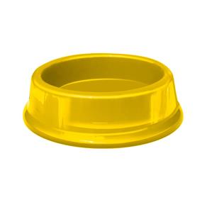Comedouro Plástico Furacão Pet Gato 200ml - Amarelo