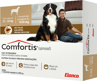 Comfortis - AntiPulgas - GG - Cães 27 a 54Kg - Elanco