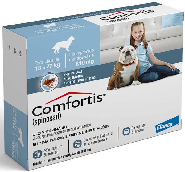 Comfortis Antipulgas para Cães de 18 a 27kg - Elanco