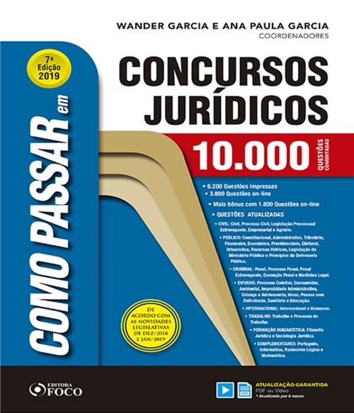 Como Passar em Concursos Juridicos - 10.000 Questoes Comentadas - 07 Ed
