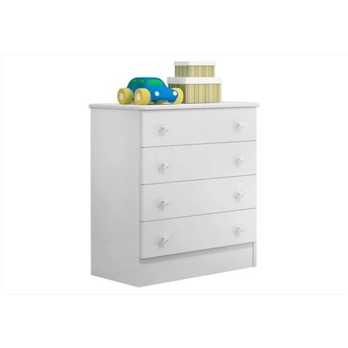 Cômoda Doce Sonho Branco - Qmovi