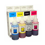 Compatível: Kit 4 Tintas Para Epson Bulk Ink T664 Cmyk 70ml Premium