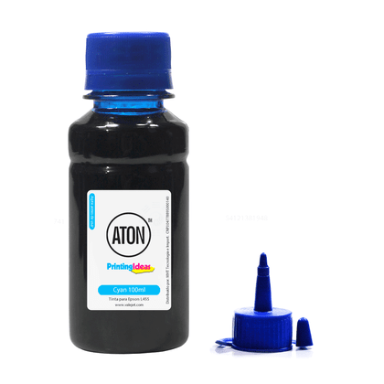 Compatível: Tinta Epson L455 Bulk Ink Cyan 100ml Aton Tinta para Epson L455 Bulk Ink Cyan 100ml Aton