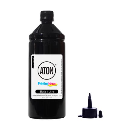 Compatível: Tinta para Epson Bulk Ink T673 T673120 Black Aton 1 Litro Tinta para Epson Bulk Ink T673 T673120 Black Aton 1 Litro