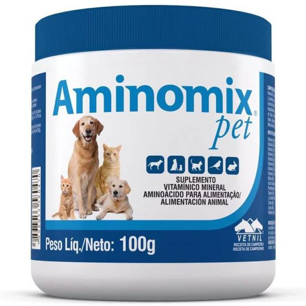 Complexo Mineral Aminomix Pet 100g Vetnil