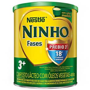 Composto Lácteo Nestlé Ninho Fases 3+ Lata 400G