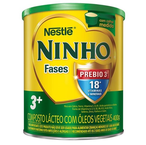 Composto Lacteo Ninho 400g Fases 3+