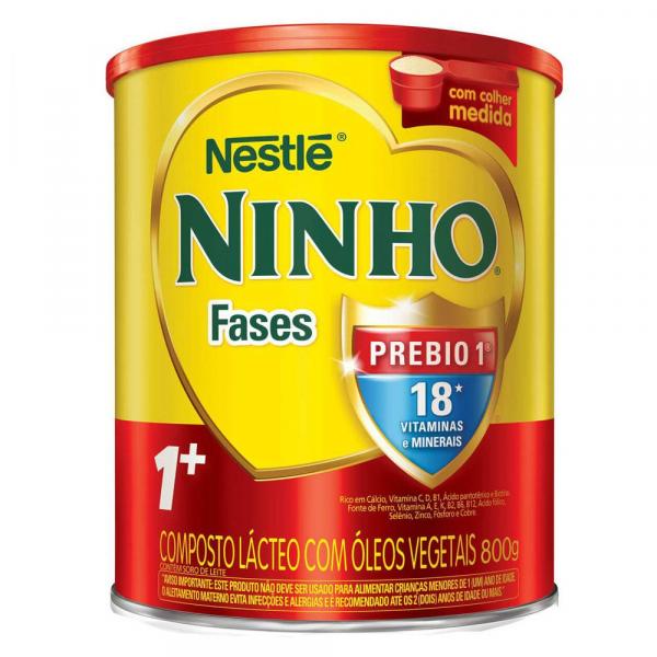 Composto Lácteo Ninho Fases 1+ PREBIO 1 - 800g - Nestlé