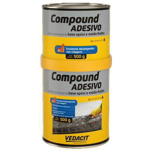 Compound Adesivo 1 Kg - Vedacit Otto/baumgard