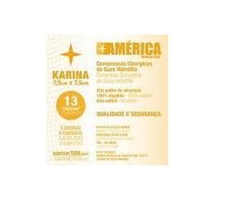Compressa Gaze 13 Fios C/ 500 Und Karina - America