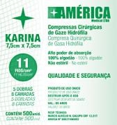 Compressa Gaze 11 Fios C/ 500 Und Karina - America