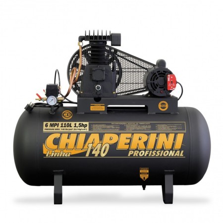 Compressor Chiaperini 6 MPI 110 Litros 1.5HP Monofásico