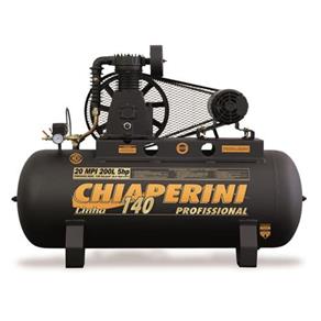 Compressor de Ar 20 MPI 200 Litros, 5 HP, Trifásico - Chiaperini