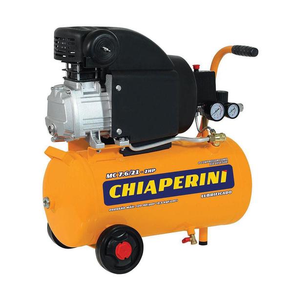 Compressor de Ar 21 Litros MC 7.6/21 2HP 110v Chiaperini