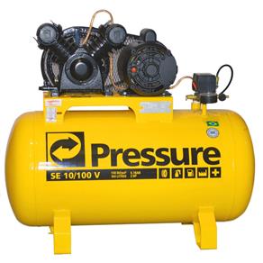 Compressor de Ar 100 Litros 10 Pés Pressure Se10/100V 110/220 V