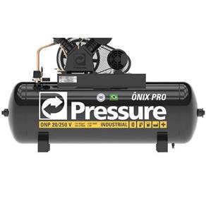 Compressor de Ar 250 Litros - 5HP Trifásico - ONP 20/250 V-5HP - Pressure