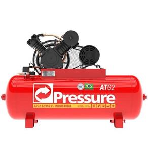 Compressor de Ar 250 Litros 32 Pés - 7,5HP - Trifásico - ATG2 32/250 V-7,5HP - Pressure