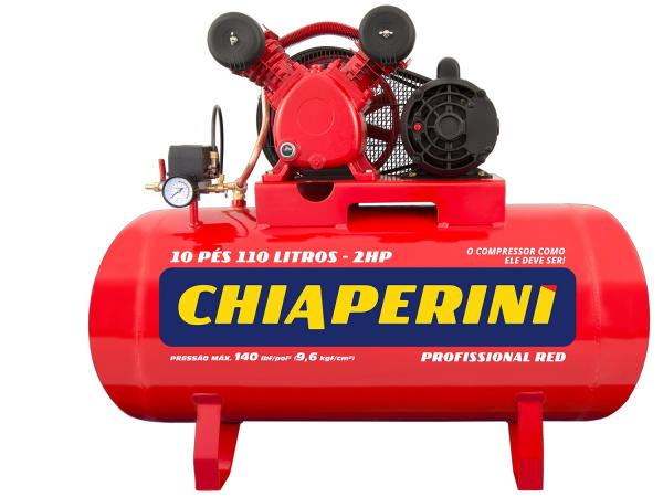 Compressor de Ar Chiaperini 2HP 110L - 10/110