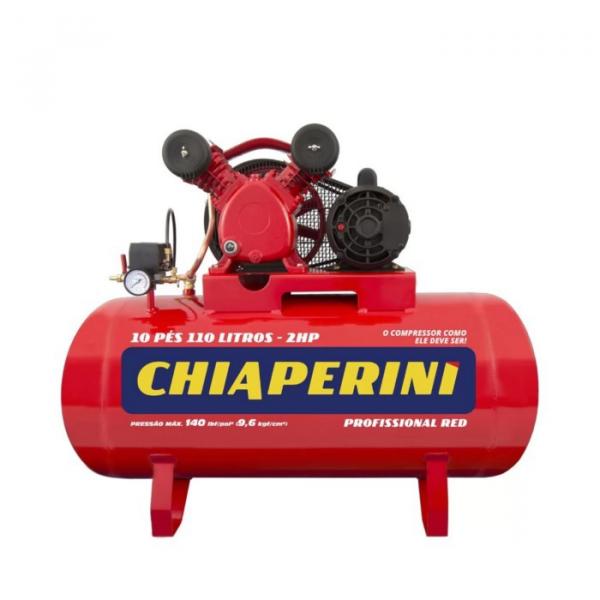 Tudo sobre 'Compressor de Ar Chiaperini Red 110 Litros 10P 2cv'