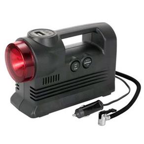 Compressor de Ar com Lanterna, Indicador Digital de Pressão, 3 Opções de Bicos Conectores para Inflar - AIR PLUS 12V DIGITAL - SCHULZ
