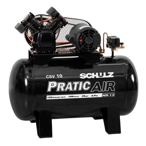 Compressor de Ar Csv 10/100 - 220 V - Pratic Air - Schulz
