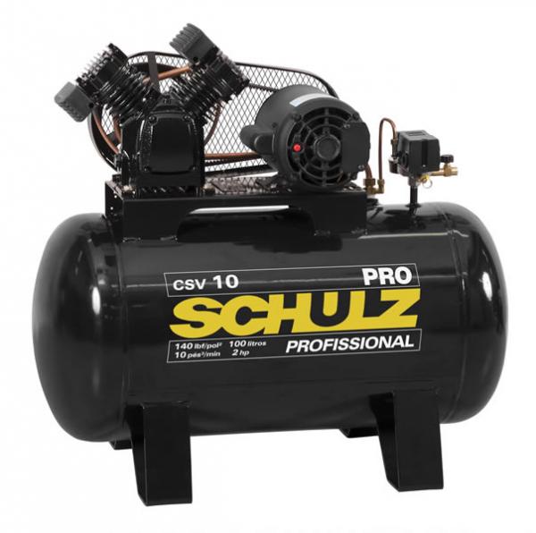 Compressor de Ar Csv10/100l 10 Pes 140psi 220v Monofasico Linha Pro - Schulz