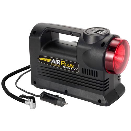 Compressor de Ar Digital, 12v, com Lanterna - Air Plus - Schulz