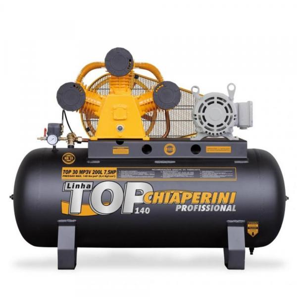 Compressor de Ar Média Pressão 30 Pés 200 Litros Trifási (220/380 (Trifásico)) - Chiaperini