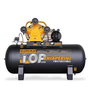Compressor de Ar Média Pressão 15 Pés 200 Litros Trifásico - Top 15 Mp3V 200L - Chiaperini
