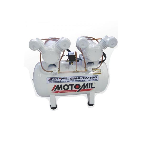 Compressor de Ar Médico Odontológico CMO-12/100 110/220V Monofásico - Motomil - Motomil