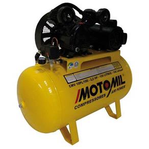 Compressor de Ar Motomil, 2 HP, 100 Litros, Monofásico - CMV-10PL/100