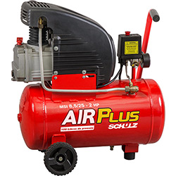 Compressor de Ar MSI 8,5/25 Litros Air Plus - Schulz
