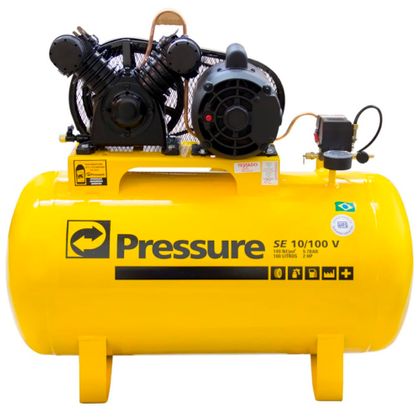Compressor de Ar Pressure SE10/100L 2CV Mono SE10100VM - 110/220V SE10100VM