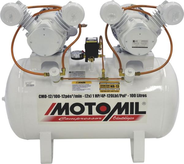 Compressor Odontológico Cmo 12/100 - Motomil