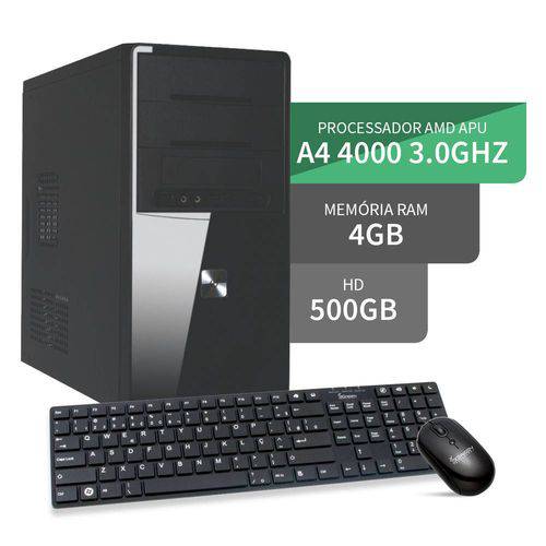 Tudo sobre 'Computador A4 4000 4gb Ddr3 Hd 500gb 3green Triumph Business Desktop'