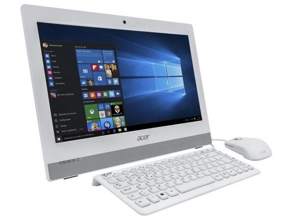 Computador All In One Acer Aspire Z1 - Intel Quad Core 4GB 500GB LED 19,5” Windows 10