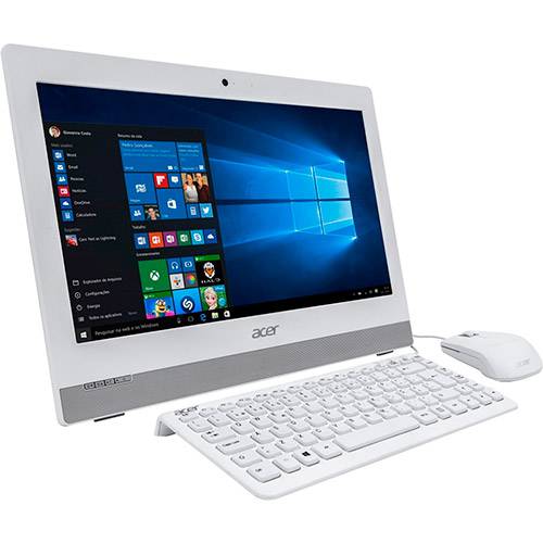 Computador All In One Acer AZ1-751-BC51 Intel Core I3 4GB 1TB Tela LED 19,5'' - Windows 10