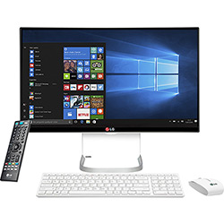Computador All In One LG 24V550-BJ31P1 Intel Core I5 4GB 500GB LED 23,8" Windows 10 - Branco