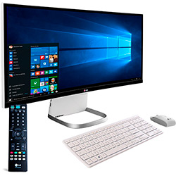 Computador All In One LG 29V950-G.BH1P1 W10 Intel Core I7 5 Geração 8GB 1TB Tela LED 28,7" Branco