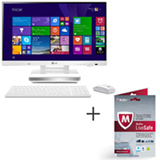 Computador All-In-One LG, Intel® Core I5 4200M, 4GB, Tela 23 - 23V545-G.BK55P1 + Antivírus LiveSafe McAfee
