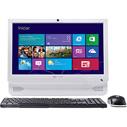 Computador All In One Space BR AMD Dual Core 8GB 320GB LED 21.5" - Windows 8