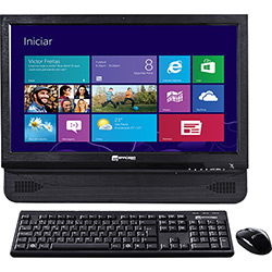 Computador All In One Space BR AMD Dual Core 8GB 1TB LED 21.5" - Windows 8