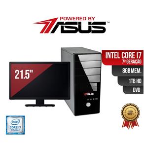 Computador ASUS I7 7Ger 8gb 1Tb DVD Mon21