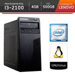 Computador Br One Desktop Intel Core I3-2100 4gb Hd 500gb Linux