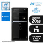 Computador Certo PC SELECT 056 Intel Core I5 7ª Geração 20GB HD 1TB DVD Windows 10 SL