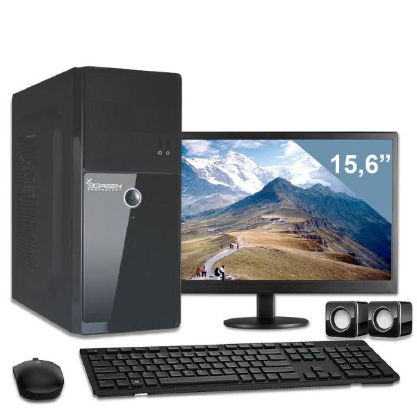 Computador com Monitor 15,6 Intel Dual Core 2.41ghz 4gb Hd 500gb 3green Business Desktop